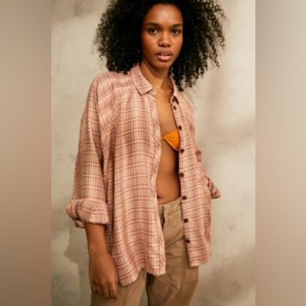 Urban Outfitters Brendan Flannel Shirt XS NWT